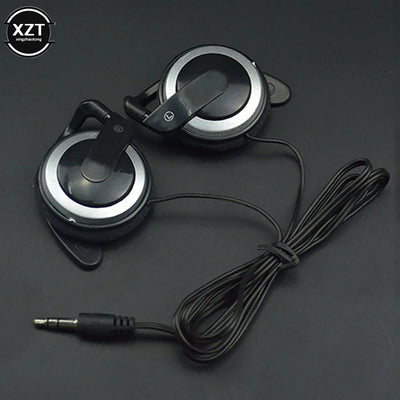 Wired Sports Earphones 3.5mm Sweatproof Stereo Headphones for Running Gym Workout, Gaming Headset