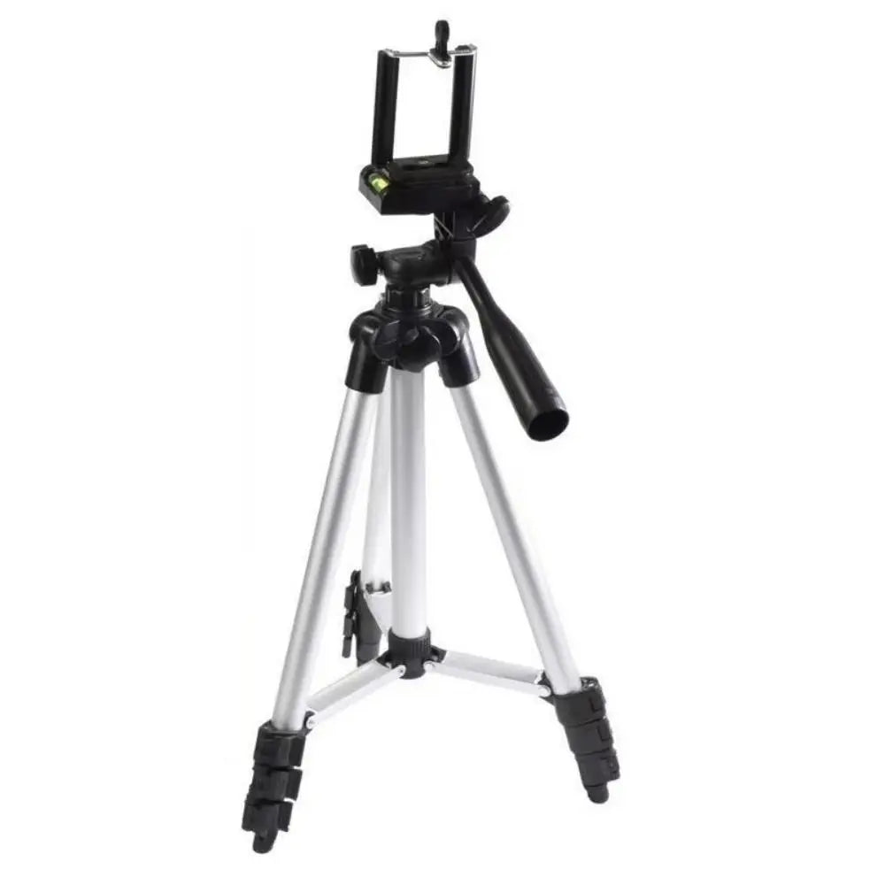 Extendable Phone Tripod Stand Black with Phone Holder Video Recording Photography Stand Portable Durable Camera Stand