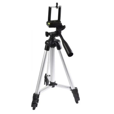 Extendable Phone Tripod Stand Black with Phone Holder Video Recording Photography Stand Portable Durable Camera Stand