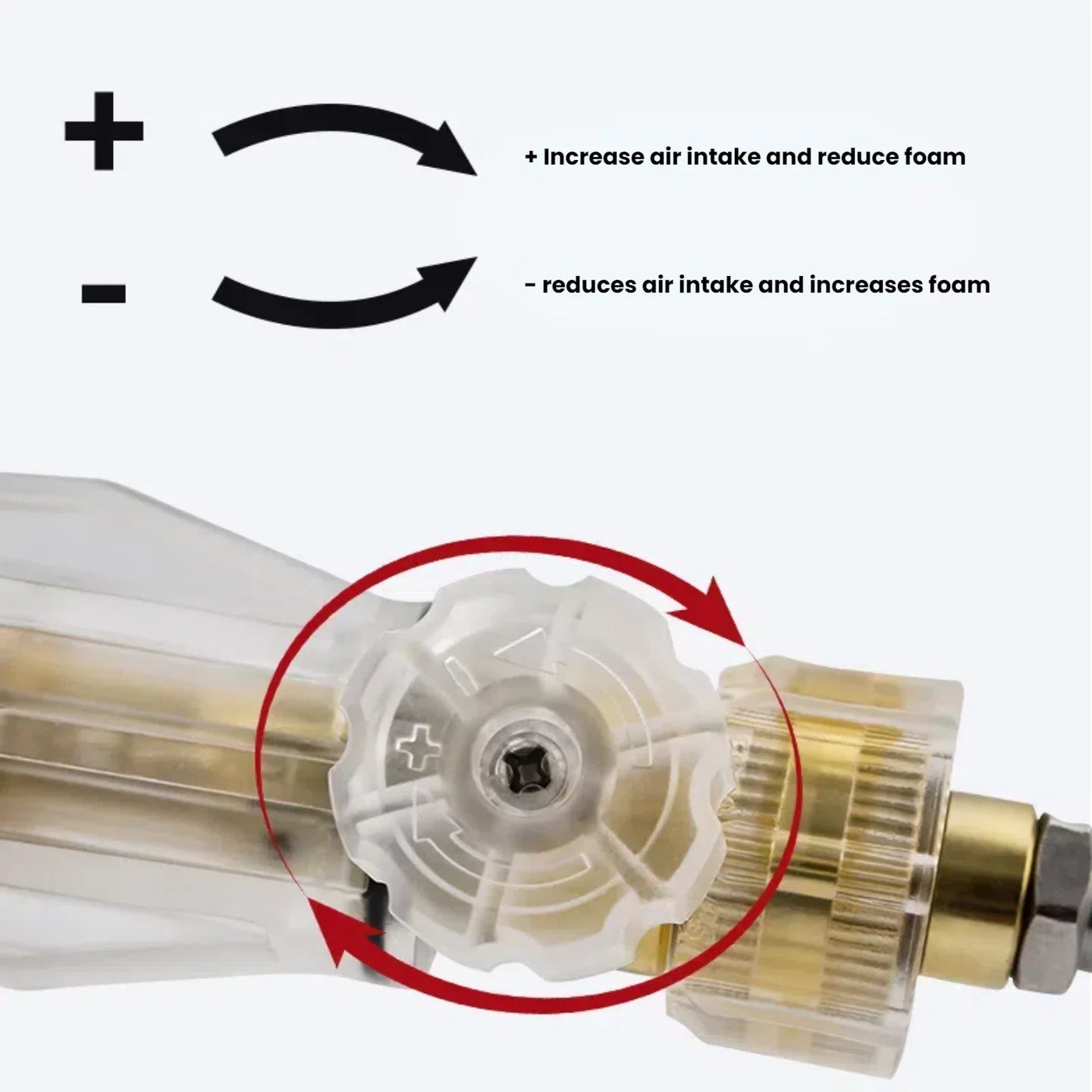 Pressure Washer Foam Cannon， Foam Generator Snow Foam Lance， 1/4” Quick Connector， Adjustable Sprayer Nozzle，Pressure Washer Kit