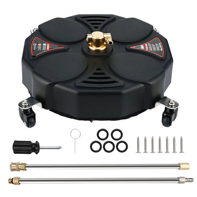 Pressure Washer 1/4 Quick Connector Powerful Pressure Washer 2500PSI Stainless Steel with Extension Wand Replacement Nozzles