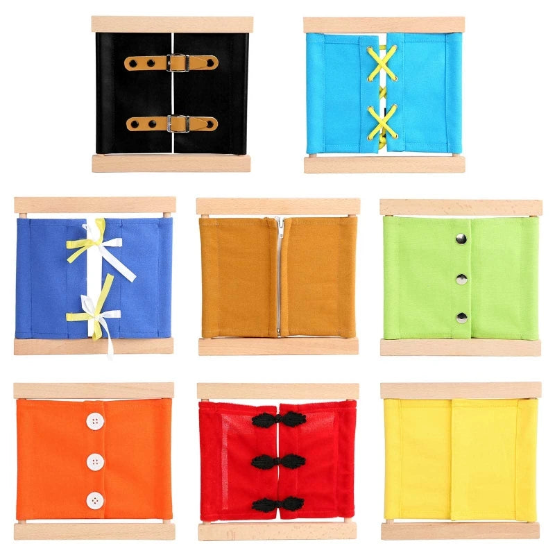 Toddlers Montessori Toy for Baby Fine Motor Life Skill Training Interactive Learning Activity Education Gift H055