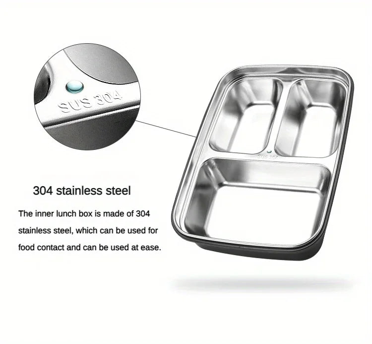 Easy-Clean Bento Container For Students & Office Workers