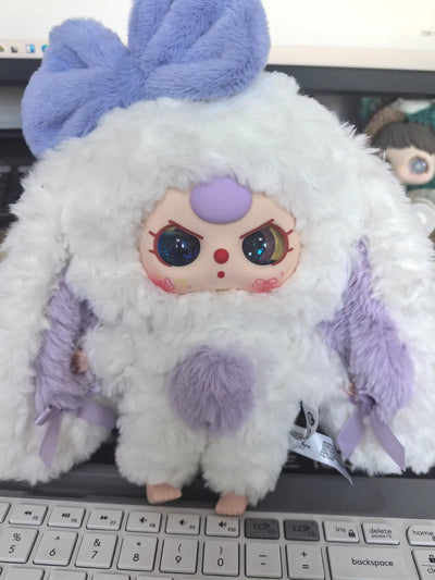 Genuine 2025 In Stock Blind Box Toy Baby Three Second-Generation Macaron Little Rabbit V2 Cute Pendant Ornaments Toys Girl Gifts