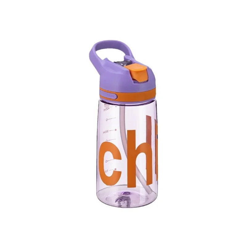 450ML Portable Water Bottle for Gym, Fitness, Outdoor Camping, Hiking, and Sports - PC Material, Sealable