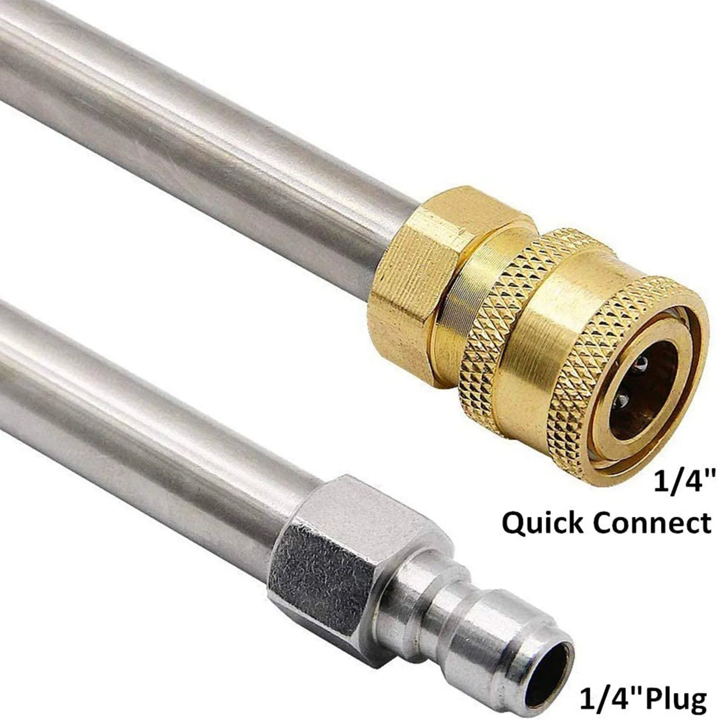 2500 PSI 13 Inch Pressure Washer Surface Ground Floor Cleaner Brush Water Broom for Karcher Lavor Anlu 1/4" Inch Quick Connector