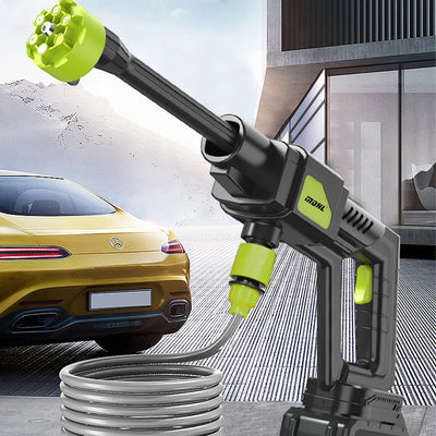 Cordless Pressure Washer Household Portable Car Wash Highpressure Water Gun Turbocharged High-power Electric Car Washing Machine