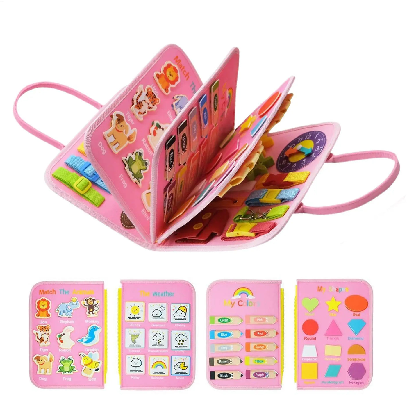 Activity Board Travel Sensory Board Toys Learning Activity Sensory Board For Kids Over 1 Year Old Preschool Learning Fine Motor