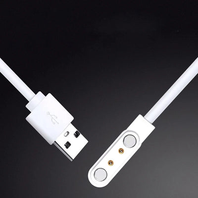 Smart Watch Charging Cable 2 Pin 4 Pins USB Charger Cord 0.5m Universal for Smartwatch 7.62mm 2.84mm 4mm Magnetic Charger