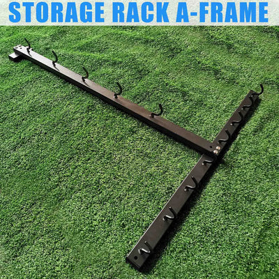 Wall Mount Fitness Equipment Storage Rack - Space-Saving Gym Organizer