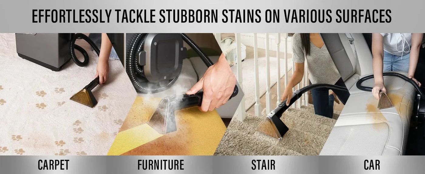 Steam Cleaner Commercial Grade Hot Water Carpet Cleaner Extractor A Beast of A for Home Upholstery Wet and Dry Carpet