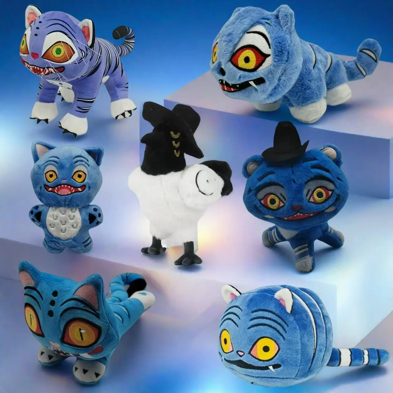 2025 NEW Kpop Demon Hunters Tiger Plush Toy Demon Hunters Kpop Accessories Toy Anime Game Collection for Christmas Birthday Gift