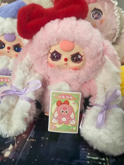 Genuine 2025 In Stock Blind Box Toy Baby Three Second-Generation Macaron Little Rabbit V2 Cute Pendant Ornaments Toys Girl Gifts