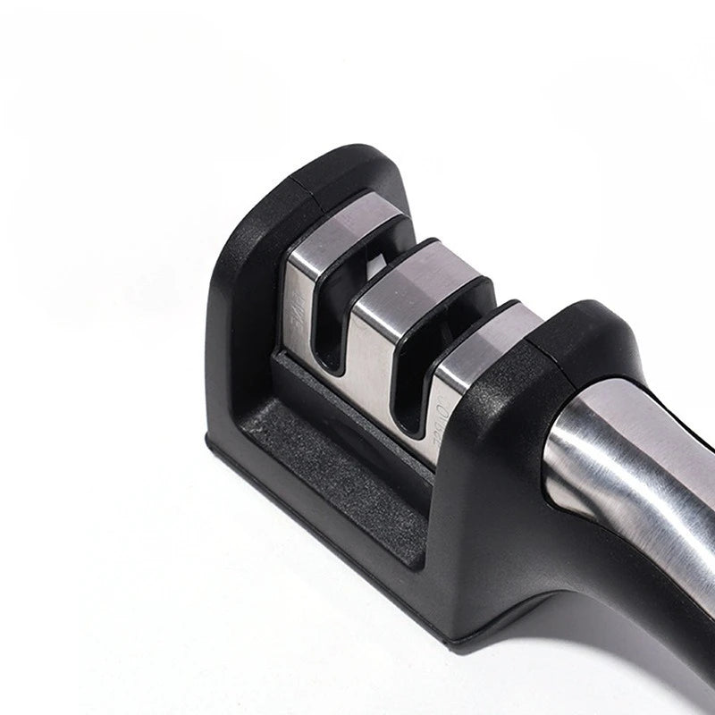 Kitchen Knife Edge-Eetting Tool Kitchen Two Segment Knife Sharpener Handheld Multi Function quick knife sharpening tool