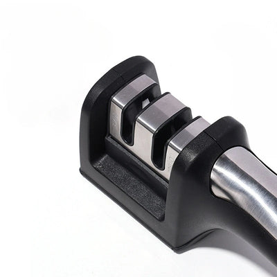 Kitchen Knife Edge-Eetting Tool Kitchen Two Segment Knife Sharpener Handheld Multi Function quick knife sharpening tool