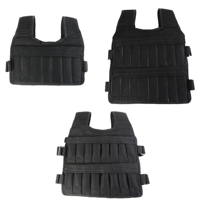 3-50kg Workout Weight Jacket Adjustable Weighted Exercise Vest Workout Equipment for Running Training Workout Jogging Walking