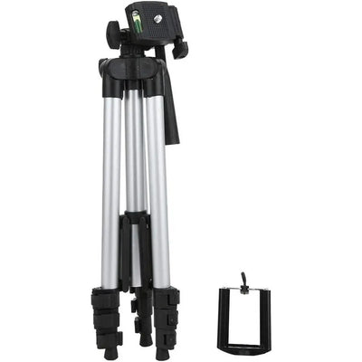 Extendable Phone Tripod Stand Black with Phone Holder Video Recording Photography Stand Portable Durable Camera Stand