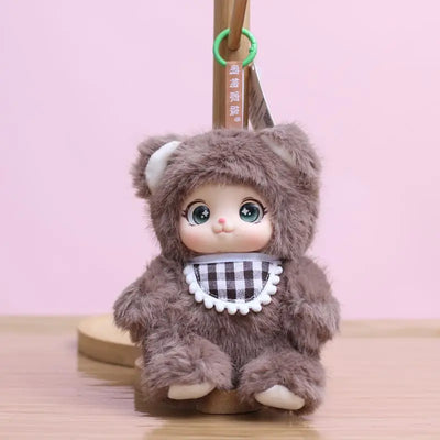 2025 Top ToyInternet famous little doll pendant, cute plush toy doll, cartoon bag decoration, keychain doll