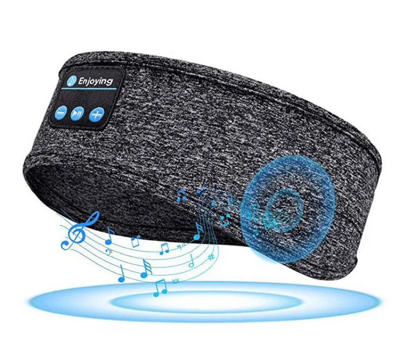Fone Bluetooth Earphones Sports Sleeping Headband Elastic Wireless Headphones Music Eye Mask Wireless Bluetooth Headset Headband