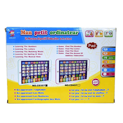 Learning Machine Tablet Interactive Play Pad Kids Language Learning Toy Laptop Pad Learning Educational Toys for Children Gift