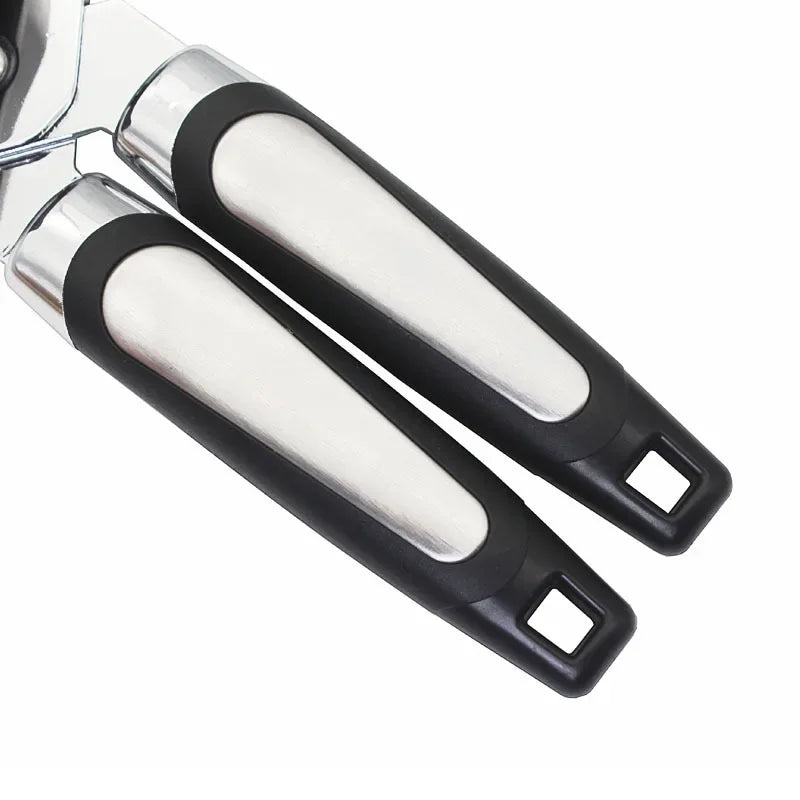 Easy Can Opener Safety Stainless Steel Manual Professional Effortless Openers with Turn Knob Household Kitchen Useful Tools