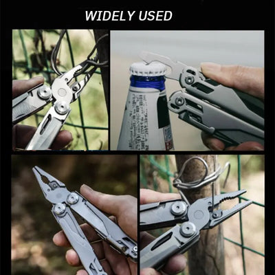 Multifunctional Pliers Outdoor Home Compact Portable Emergency Folding Knife Pliers Wrench Tool Car Portable Pliers Tool 1PC