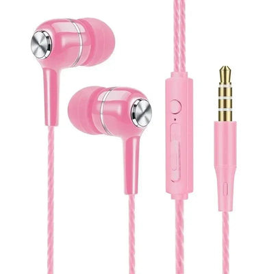 3.5mm Wired Headphones In Ear Headset Wired Earphones