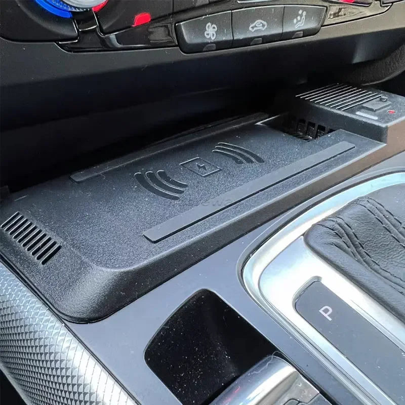 wireless charging pad for Audi A4 B8 B9 A4 Allroad A5 S5 RS5 Q5 SQ5 Fast phone charger mobile holder usb Center console