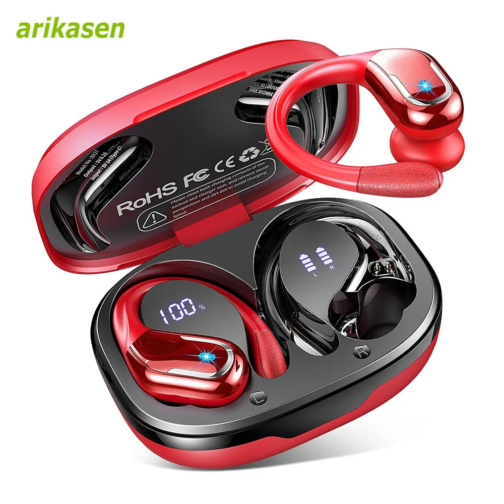 75Hrs Bluetooth 5.3 Earphones IP7 Waterproof Wireless Headphones