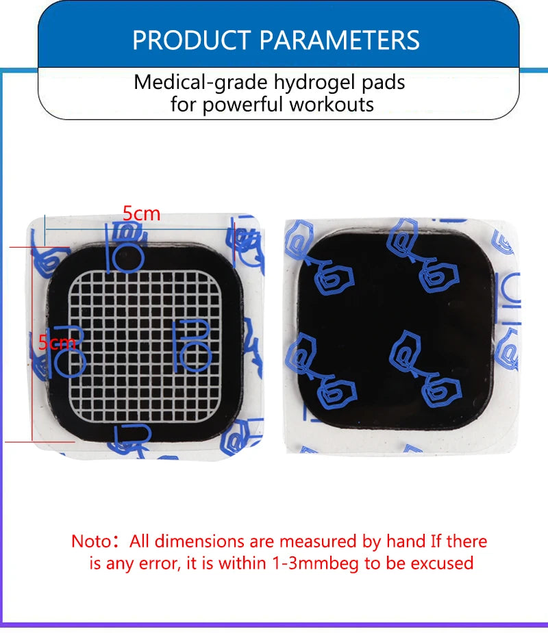 Hydrogel Fitness Pads - Replacement Gel Stickers for Ab Trainers
