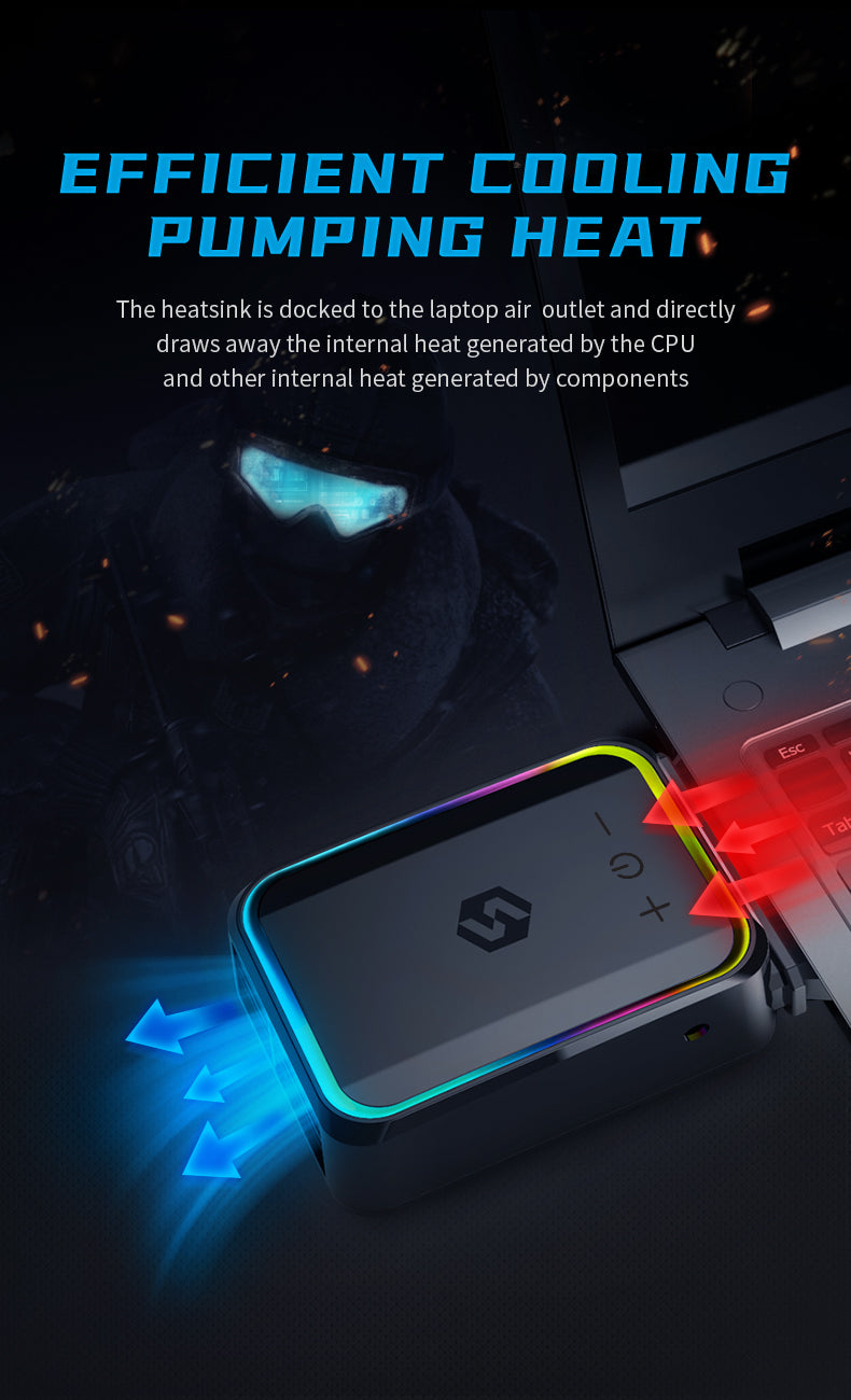 New Design Notebook Cooling Radiator Quiet Super Vacuum Fan Air-cooled for All Size Laptops Cooling Laptop Cooler Pad Adjustable