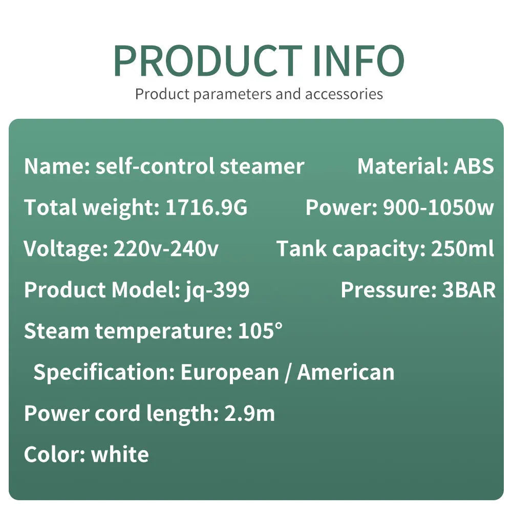 High-Pressure Steam Cleaner for Kitchen & Air Conditioner | 1050W Oil & Grease Removal, Disinfection, Home Use