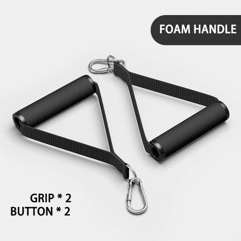 Gym Resistance Belt Accessories Handle Non Slip Grip