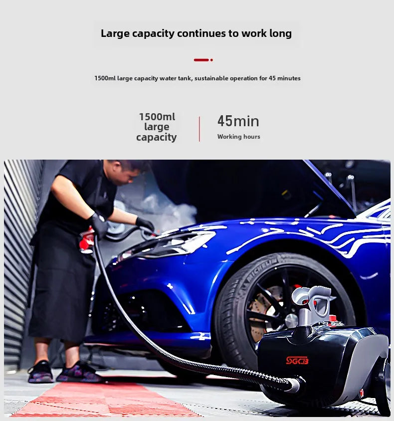 SGCB New Grid Multifunctional Steam Cleaner Fume Cleaner High Temperature and High Pressure Commercial Vehicle Cleaner Household