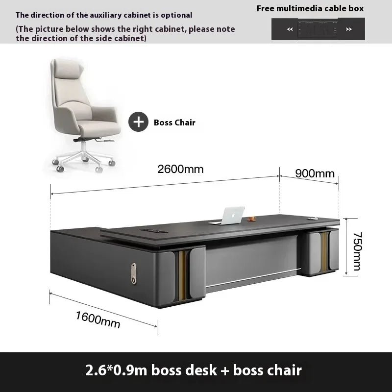 Bedroom Luxury Modern Boss Office Desk