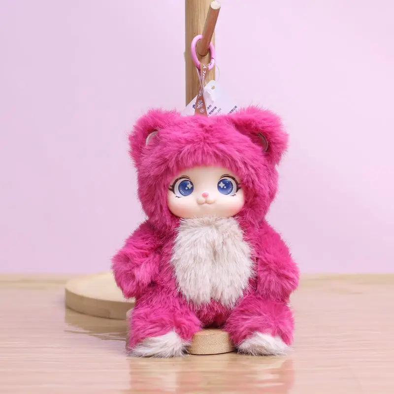 2025 Top ToyInternet famous little doll pendant, cute plush toy doll, cartoon bag decoration, keychain doll