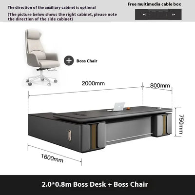 Bedroom Luxury Modern Boss Office Desk