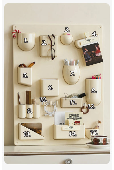 Wall Holder Offices Kitchen Organizer Desktop Wall Storage