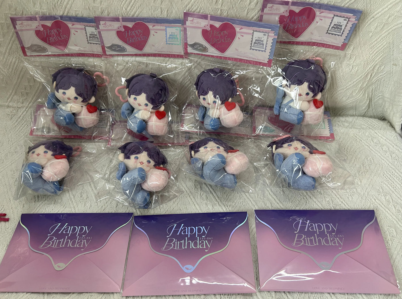 In Stock Official Love and Deepspace Rafayel Ralayo 2025 Birthday Stuffed Plushies Plush Doll Clothes Keychain Pendant Bag Anime