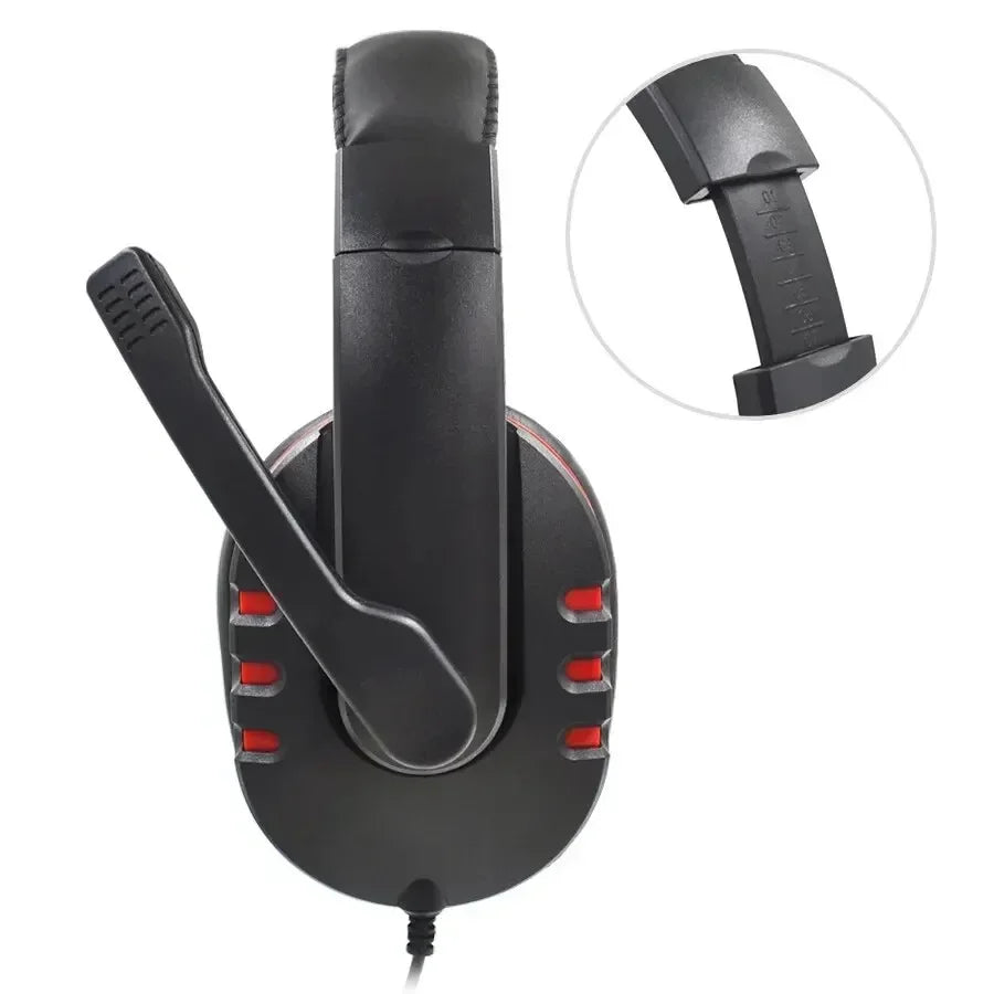 3.5mm Headphones Wired Gaming Headset Earphones