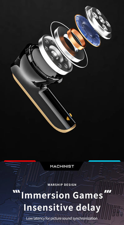 Wireless  Bluetooth earphones TWS  Touch Headset Sports Stereo Gaming Headset With Microphone For Universal Gaming