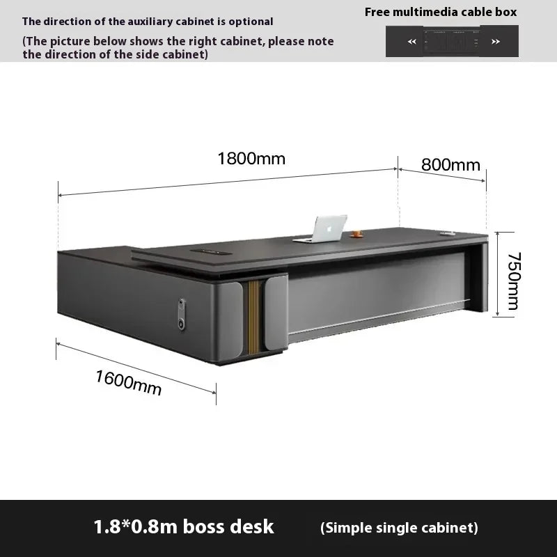 Bedroom Luxury Modern Boss Office Desk