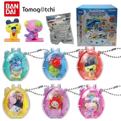 Original Bandai Tamagotchi Spare Time Series2 Pooptime Pendant Bean Mr.Koigari Doll Box Toy Collectible Anime Game Figurine Toys