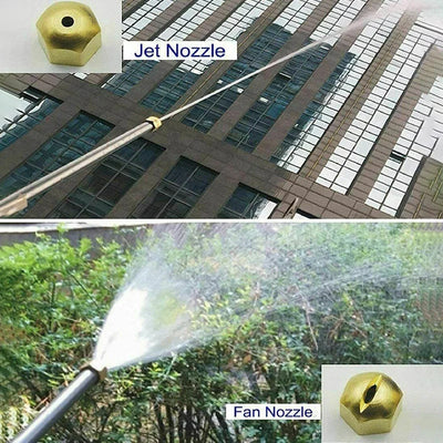 2000PSI Multi-Purpose Pressure Washer: Portable Car/Garden Spray Gun with 5 Nozzles & 16ft Hose (Household Use)