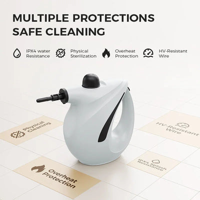 Pressurized Handheld Steam Cleaner for Home - Portable Multi-purpose High Pressure Deep Multi-surface Cleaning Steamer Machine