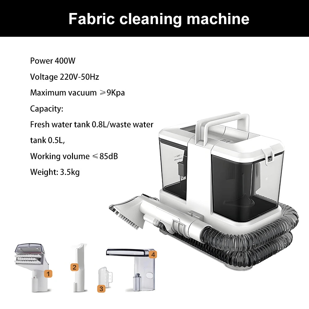 All-in-One Household Carpet Curtain Vacuum Cleaner Multifunctional Fabric Cleaning Machine Sofa Vacuuming Wash Machine