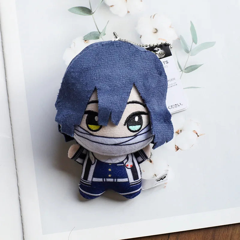 New 10cm Anime Demon Slayer Tomioka Giyu Kamado Tanjirou Kamado Nezuko Agatsuma Zenitsu Shinazugawa Genya Plush Toy Doll Gift