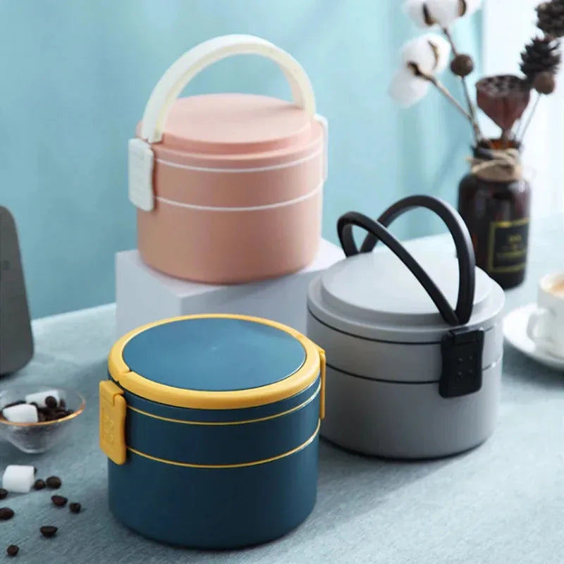 Kitchen Microwave Heating Portable Lunch Box Household Refrigerator Crisper Fruit Lunch Box Essential For Office Staff