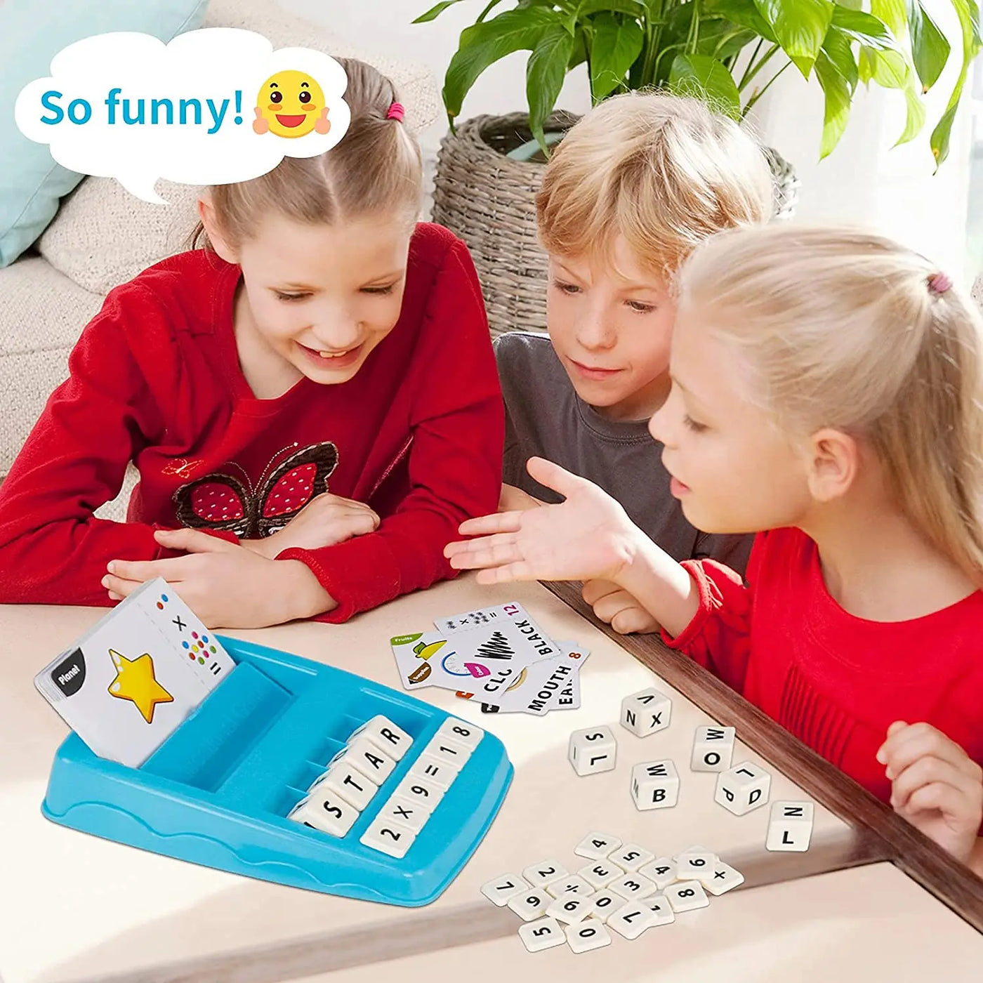 Educational Toys Learning Games for Kids 2 in 1 Matching Letter Spelling Number Cognition Early Math Game for Boys Girls Gifts