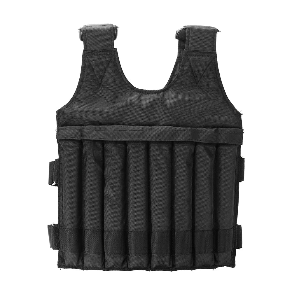 15kg 20kg 50kg Loading Weighted Vest Adjustable Exercise Training Fitness Jacket Gym Workout Boxing Vest Sand Fitness Waistcoat